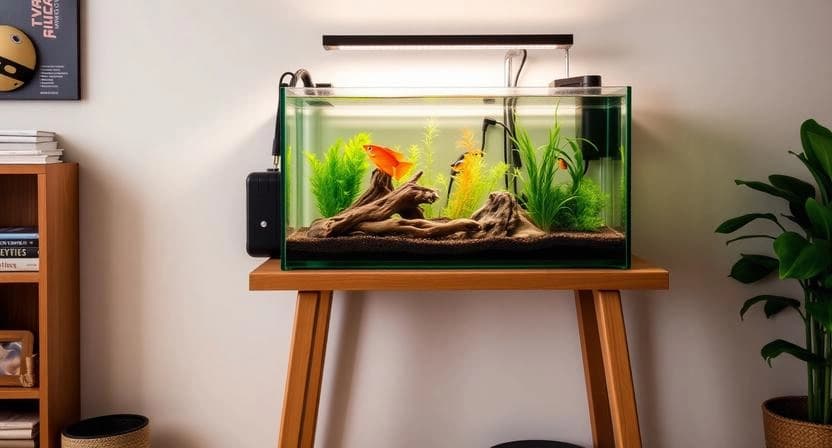 A budget-friendly freshwater aquarium setup