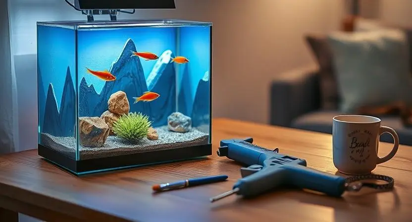 DIY Backgrounds for Your Budget Aquarium