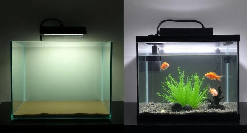 Testing aquarium water parameters during the cycling process