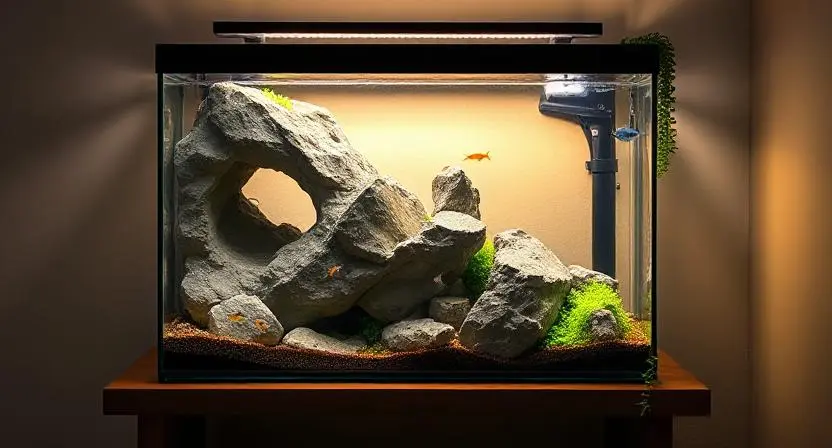 How to Create a Stunning Aquarium with DIY Rocks