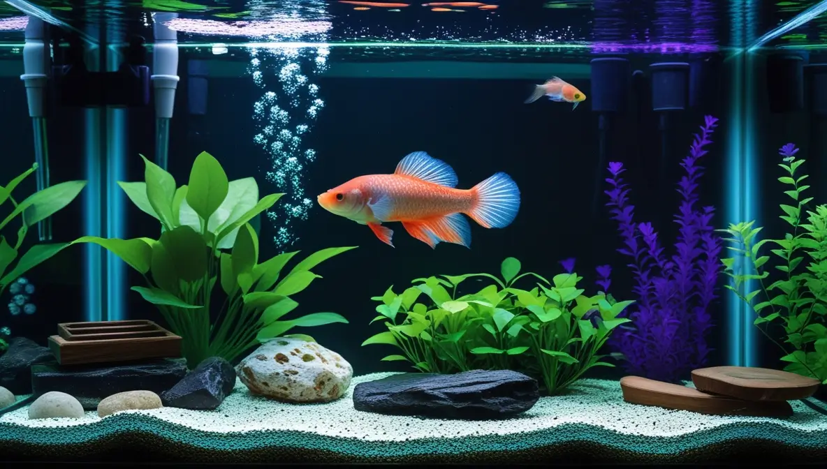 A sustaining aquarium