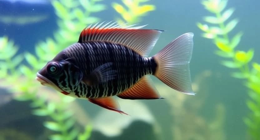 Partial water change in an aquarium to help control nitrate levels naturally